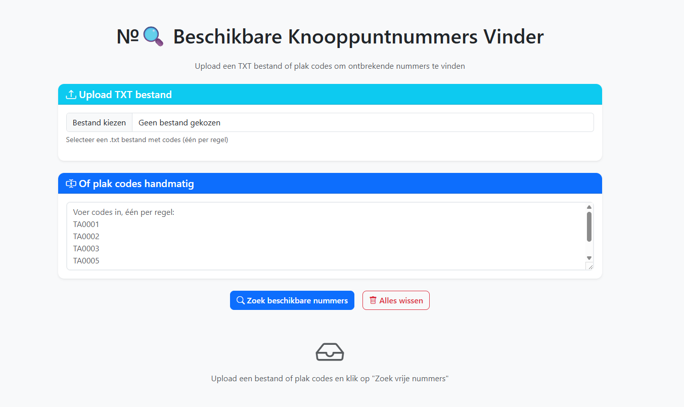 Knooppunt zoeker